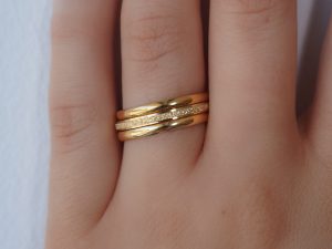 Three Peas Ring Set